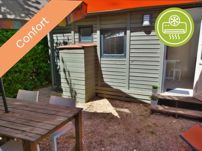 Mobil-home climatisé proche des plages de Nice et Cagnes-sur-Mer